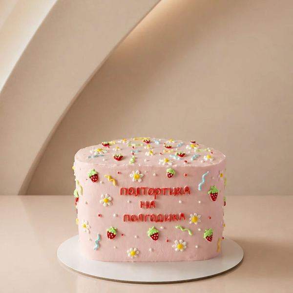 Дофаминовый тортик, как сейчас модно говорить :) А точнее полтортика🍰